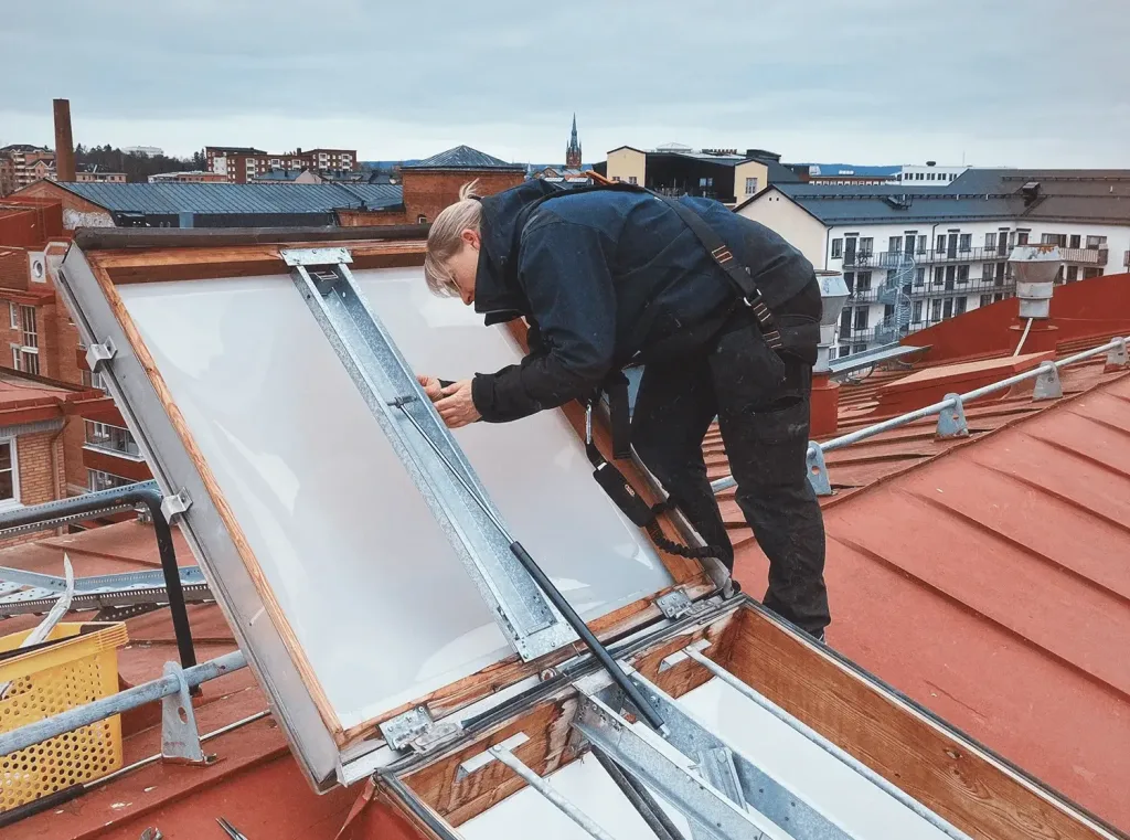 Röklucka för brandgasventilation