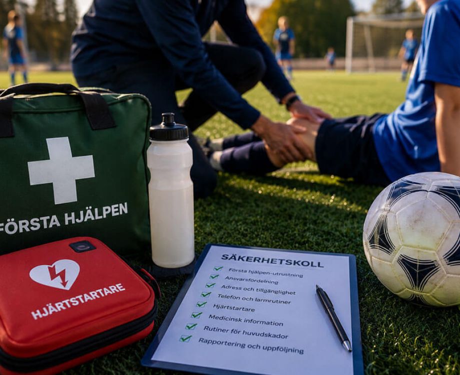 Förebygg idrottsskador genom tydliga rutiner